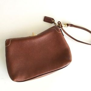 Coach Leather Wristlet